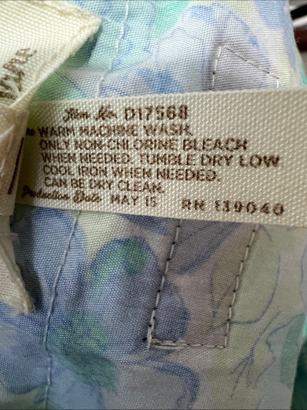 Matilda Jane aqua Azaleas woven floral print dress NWOT size 6 - Picture 13 of 14